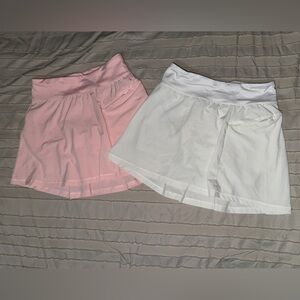 Target Kids Skorts in Pink and White